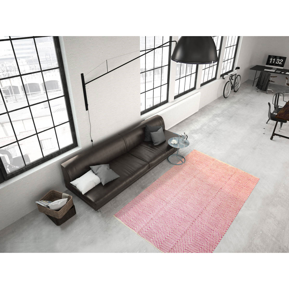 Baumwollteppich „Aperitif 510“, pink Bild 2