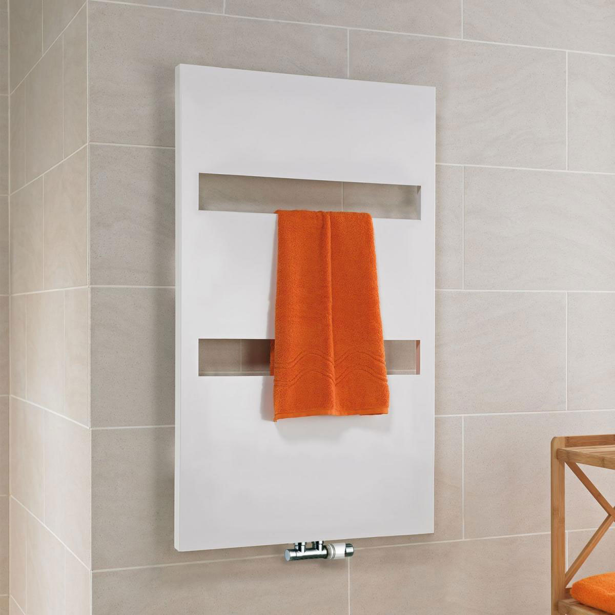 Schulte Design-Heizkörper Turin 1143 x 605 mm alpinweiß Bild 1