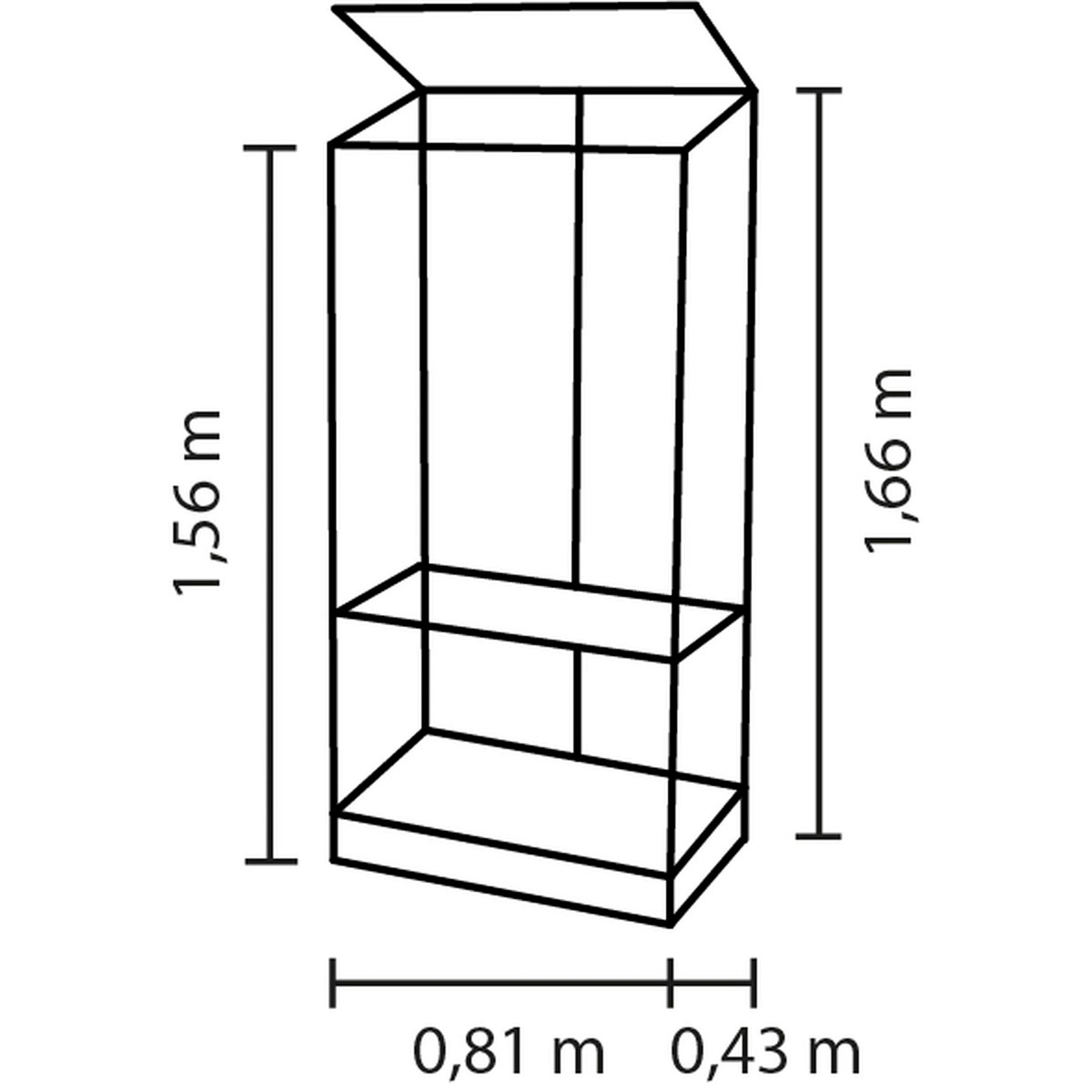 Vitavia Balkongewächshaus 350 0,35m² Stahlfundament silber Bild 3