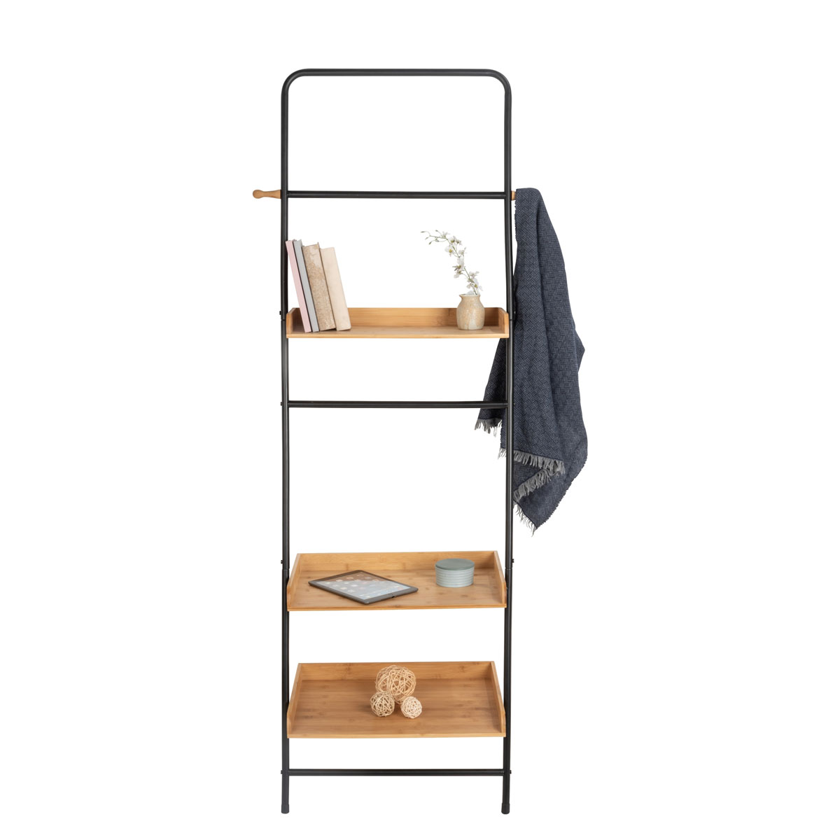 Wenko  Standregal Loft Wohnregal Badezimmerregal aus Bambus Bild 10