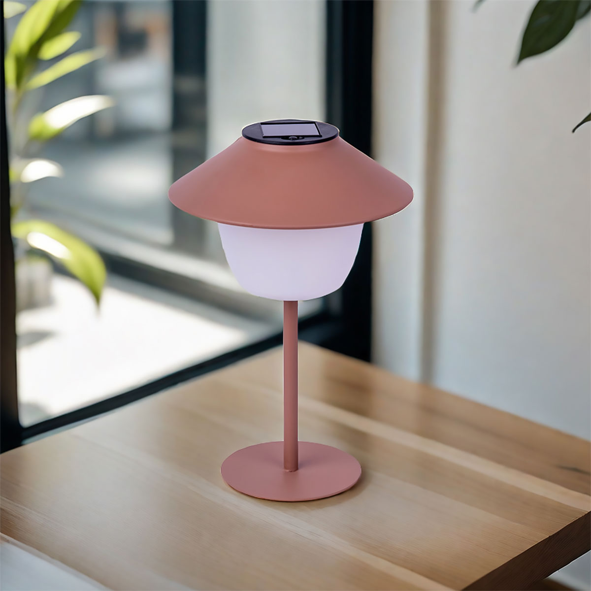 Flector Garten LED Solar Tischleuchte terracotta Bild 3