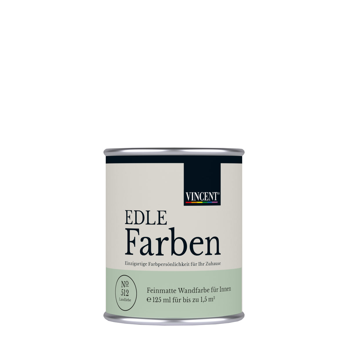 Vincent  Wandfarbe EDLE Farben Landliebe matt 0,125 L