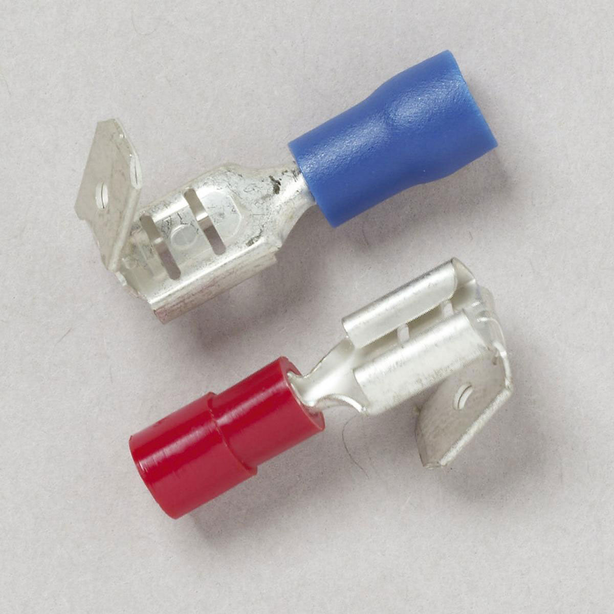 Flachsteck-Hülsen mit Abzweig blau 1,5-2,5 mm 25 Stück