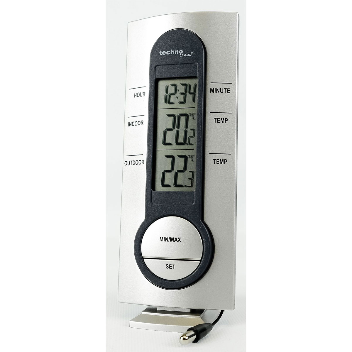 Thermometer  „WS 7033“, grau