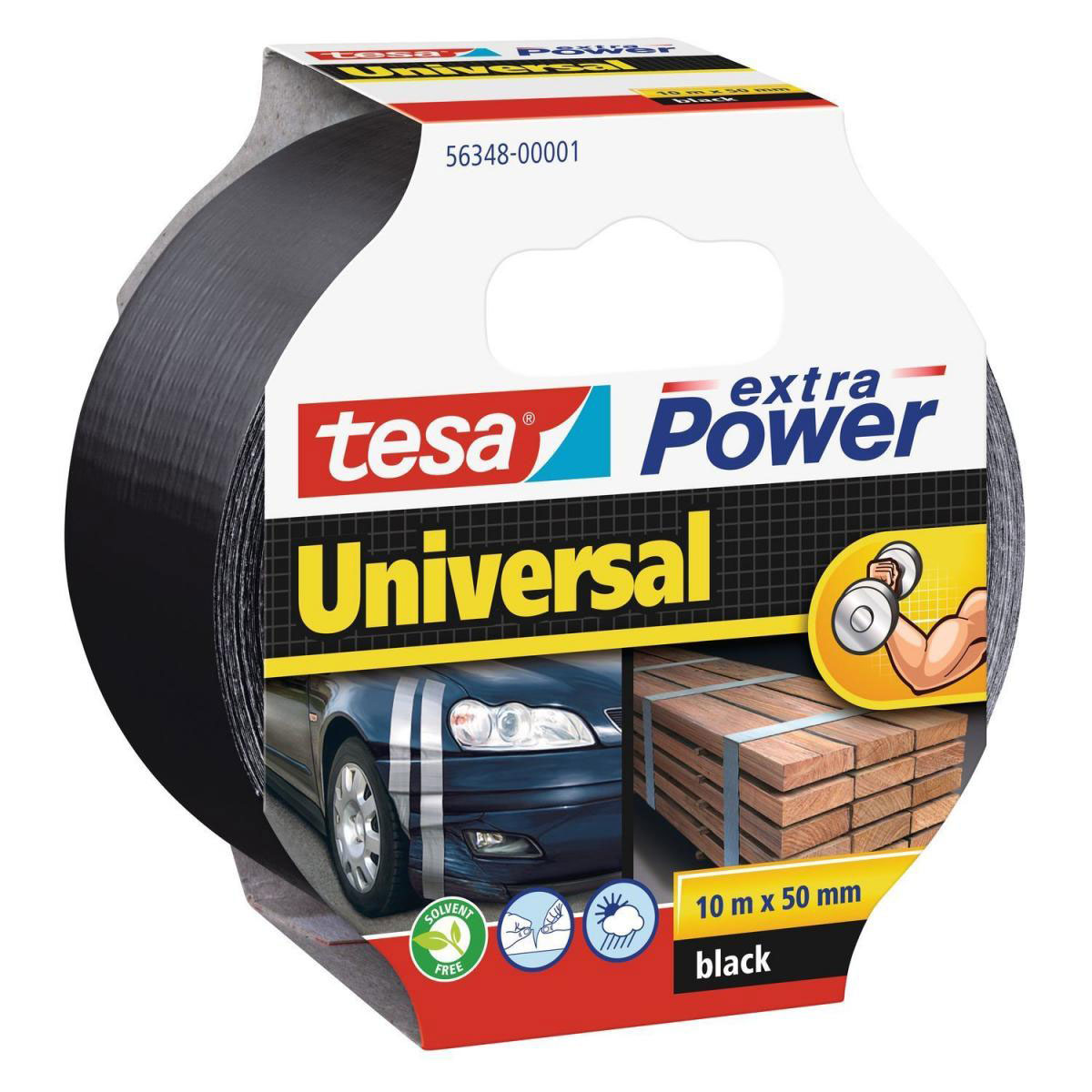 Tesa Extra Power Universal 48 mm x 10 m schwarz