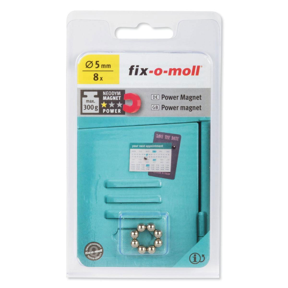 Magnet-Kugel Neodym silber D5 mm 8 St. Magnet-Kugel Neodym silber D5 mm 8 St.