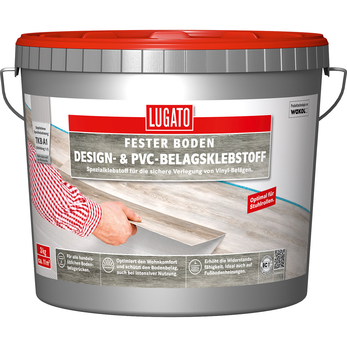 Lugato Design- und PVC-Belagsklebstoff 6 kg