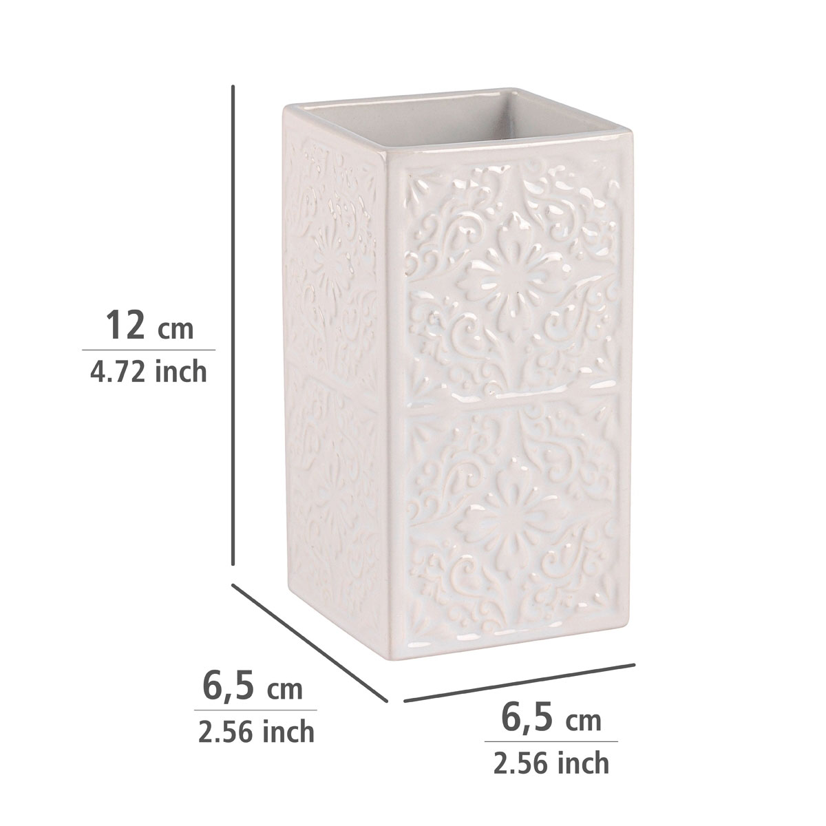Wenko Zahnputzbecher Cordoba weiß Bild 4