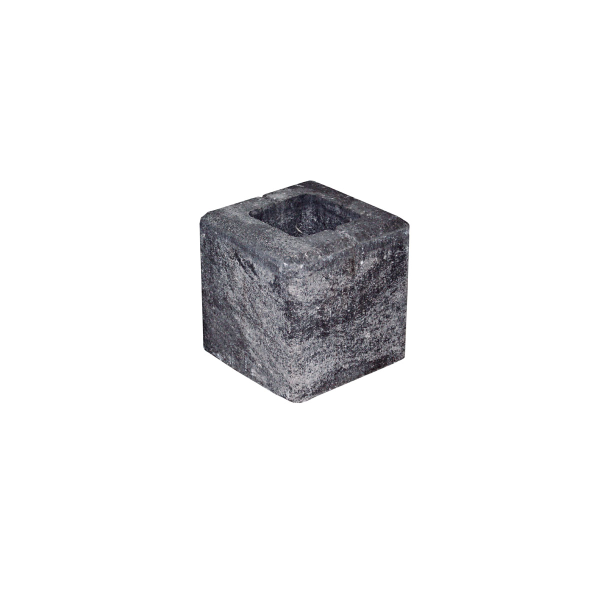 Mauerstein Toscana anthrazit 20 x 20 x 20 cm
