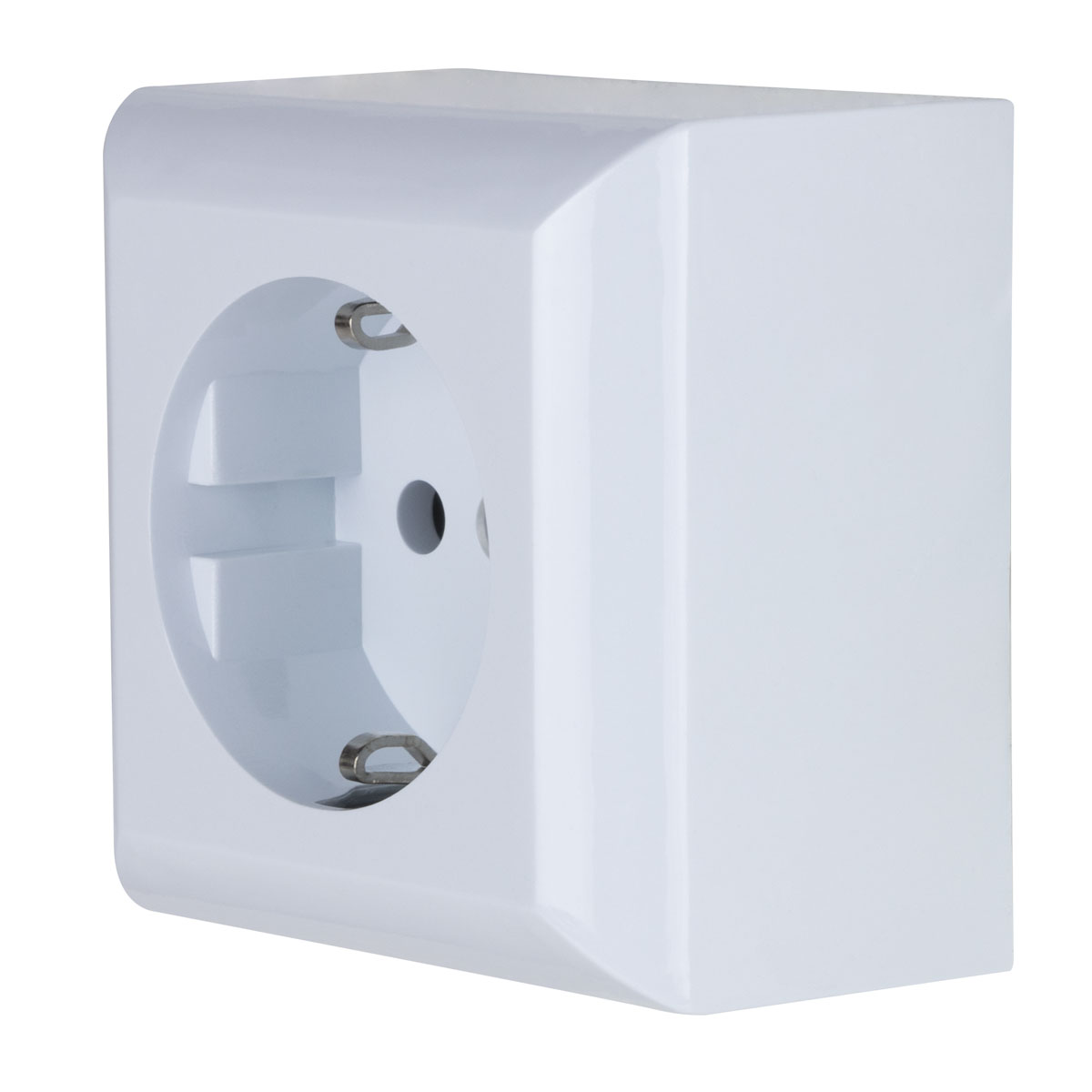 REV Ritter AP-Schalterprogramm PlanoLuxe weiß Steckdose