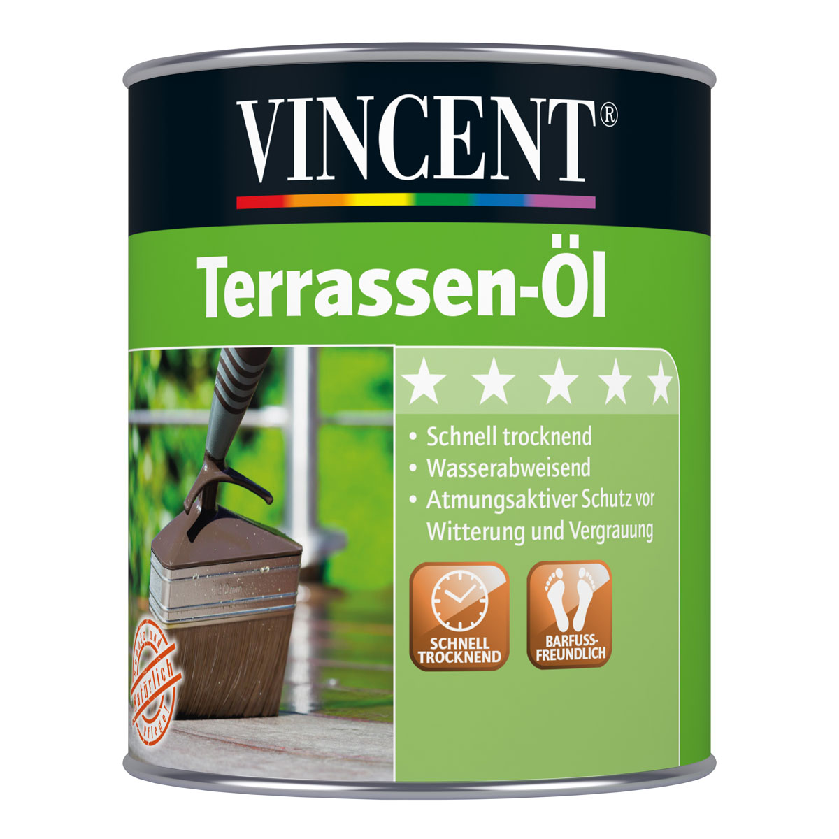 Vincent Terrassen-Öl Teak 750 ml