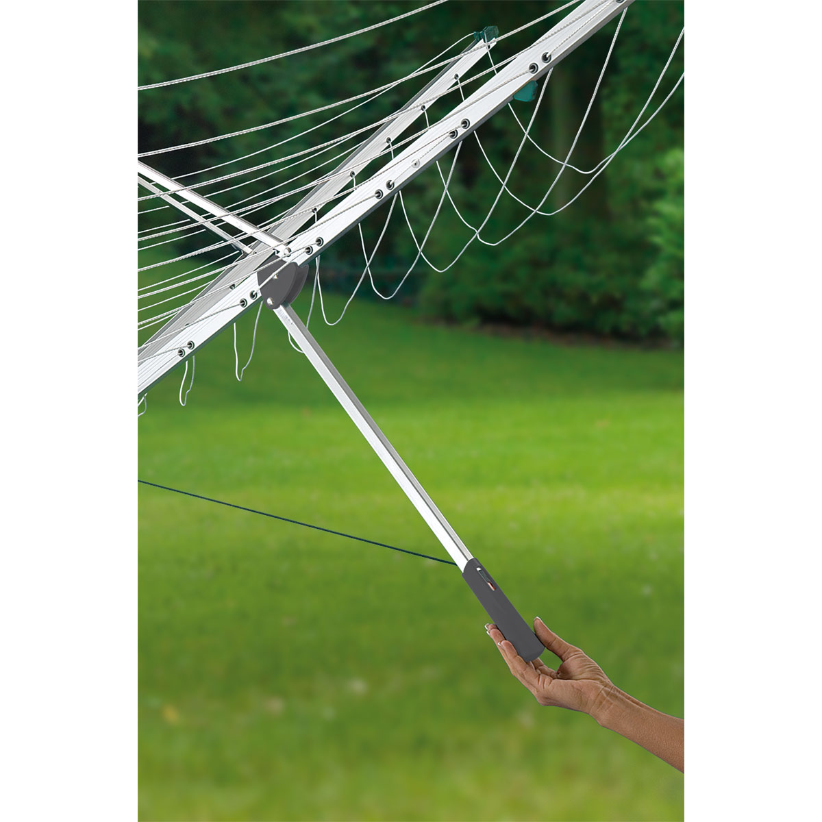 Juwel Wäschespinne „Novaplus 500 Easy“ anthrazit  Bild 2