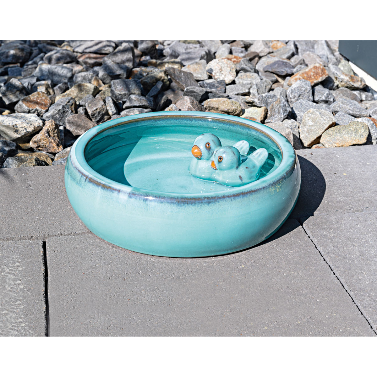 Haveson Vogeltränke Durchmesser 28 x 7,5 cm türkis Bild 2