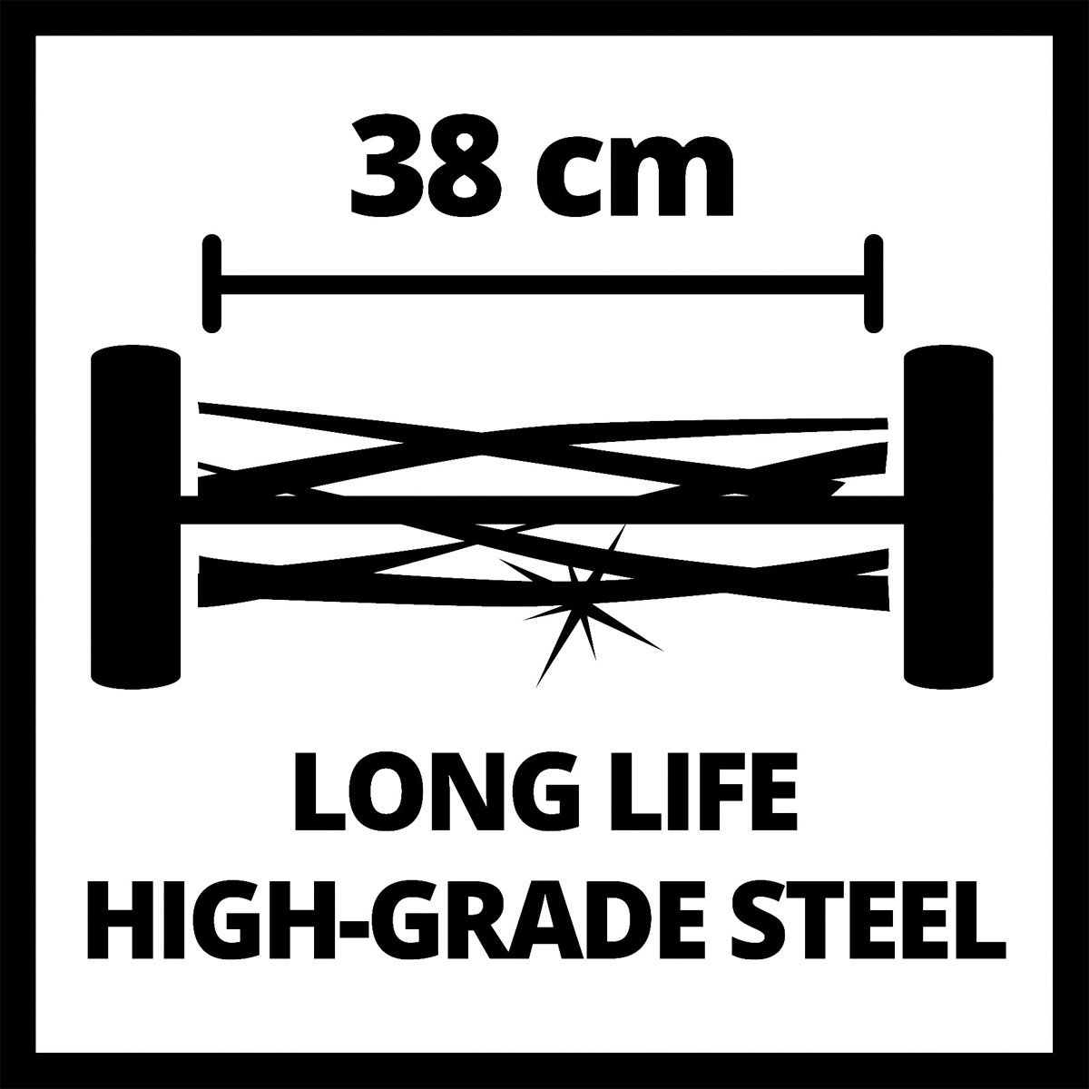 Einhell Akku-Spindelmäher GE-HM 18/38 Li-Solo Bild 7