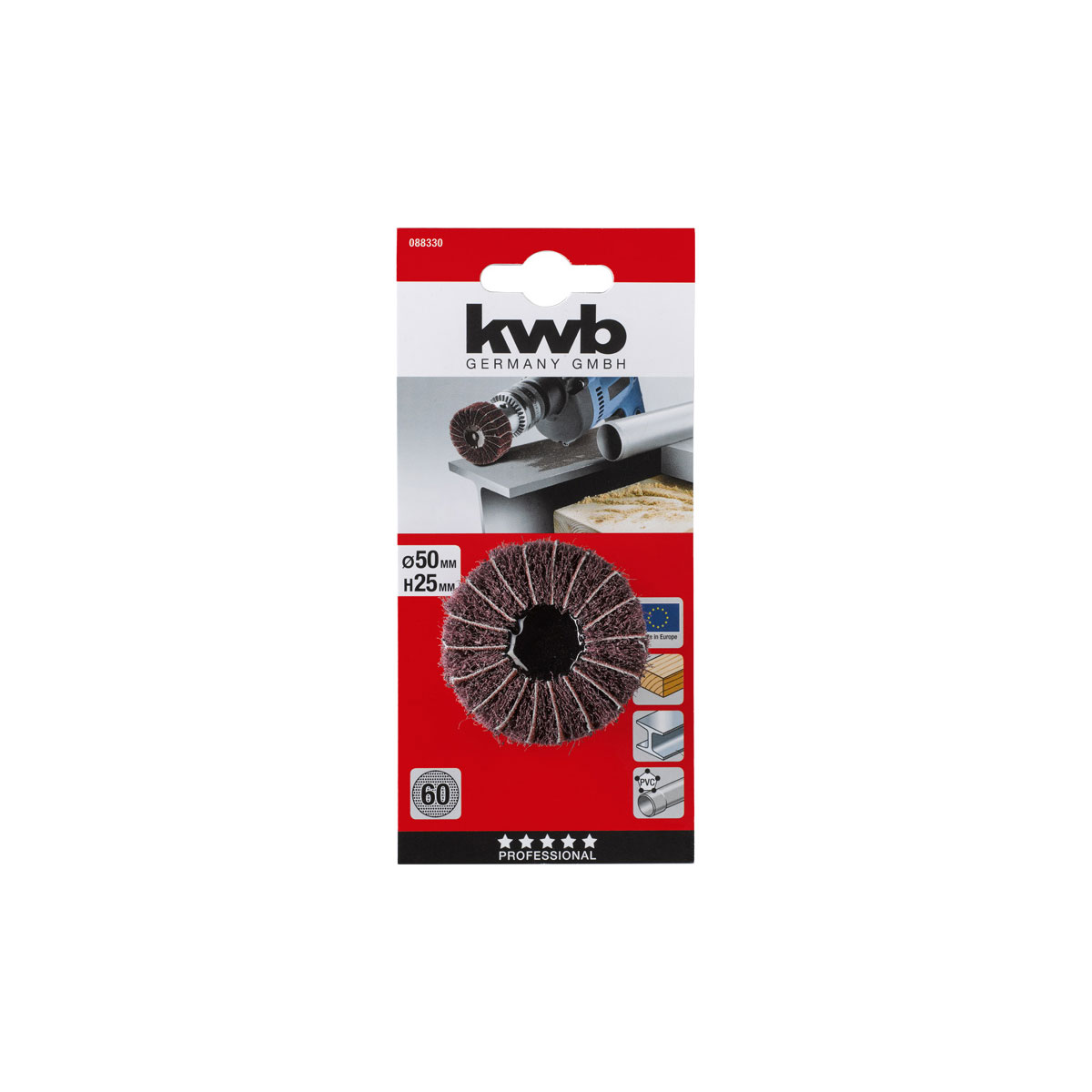 kwb  Vliesmopstift 50 x 30 mm K60 Bild 2