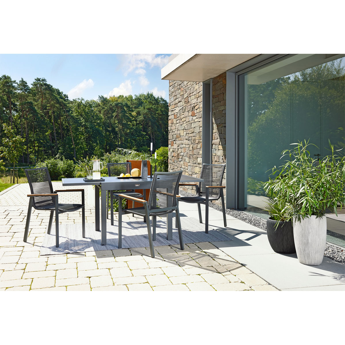 Haveson Stapelsessel Rondo grau Bild 16