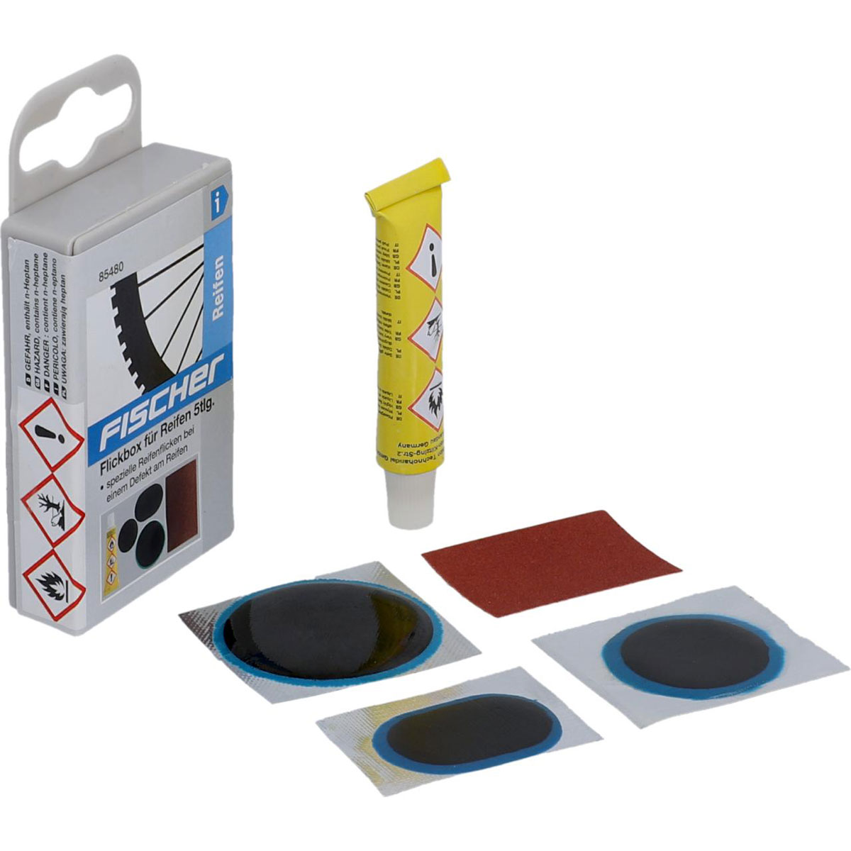 Fischer Bikes Flickbox-Reifen-Set 5-teilig Bild 4