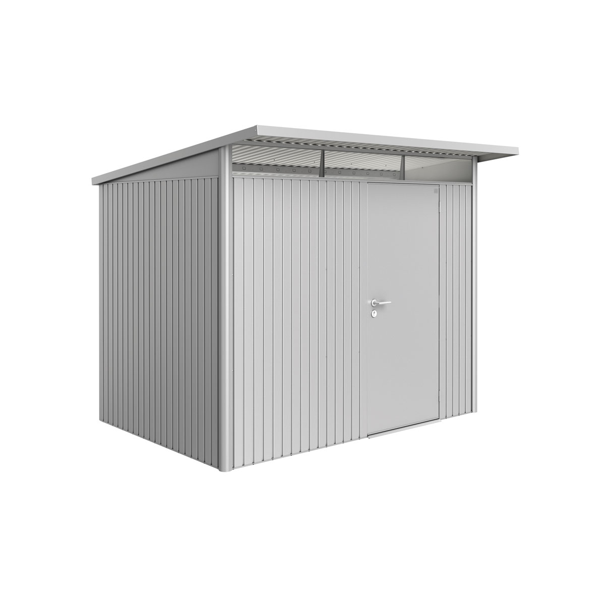 Biohort Gerätehaus AvantGarde A5 silber- metallic mit Standardtür