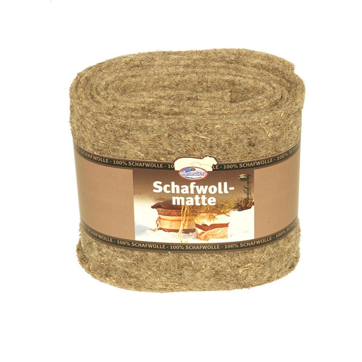 Schafwoll-Wickelband, 200x12 cm, stein