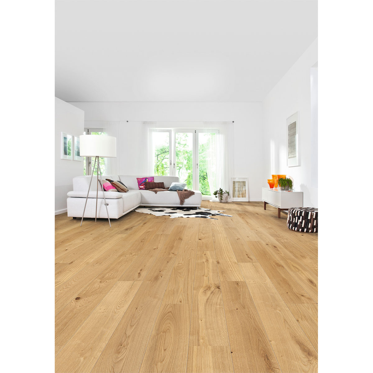 Living by HARO Fertigparkett Landhausdiele Eiche 2V 108,5 x 18 cm Bild 3