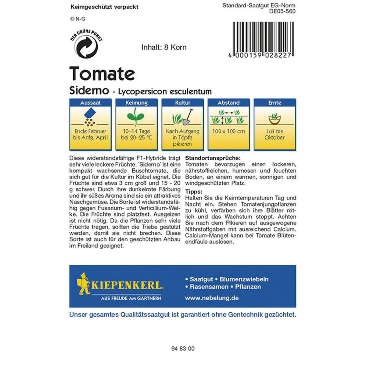 Kiepenkerl Cherry-Busch-Tomate Siderno F1 Profi-Line Bild 2