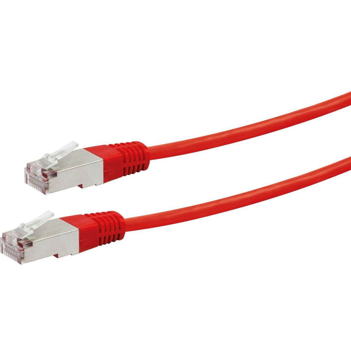 CAT5e-Netzwerkkabel rot, 2 m