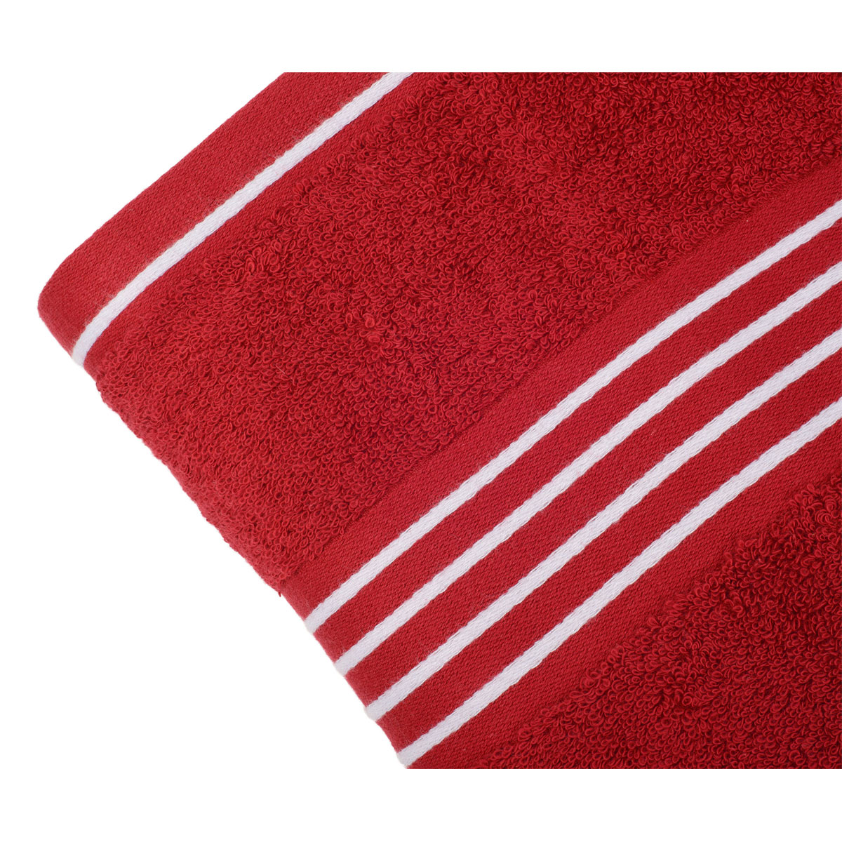 Gözze Frottier-Duschtuch Rio 70 x 140 cm rot vollfarbig Bild 3