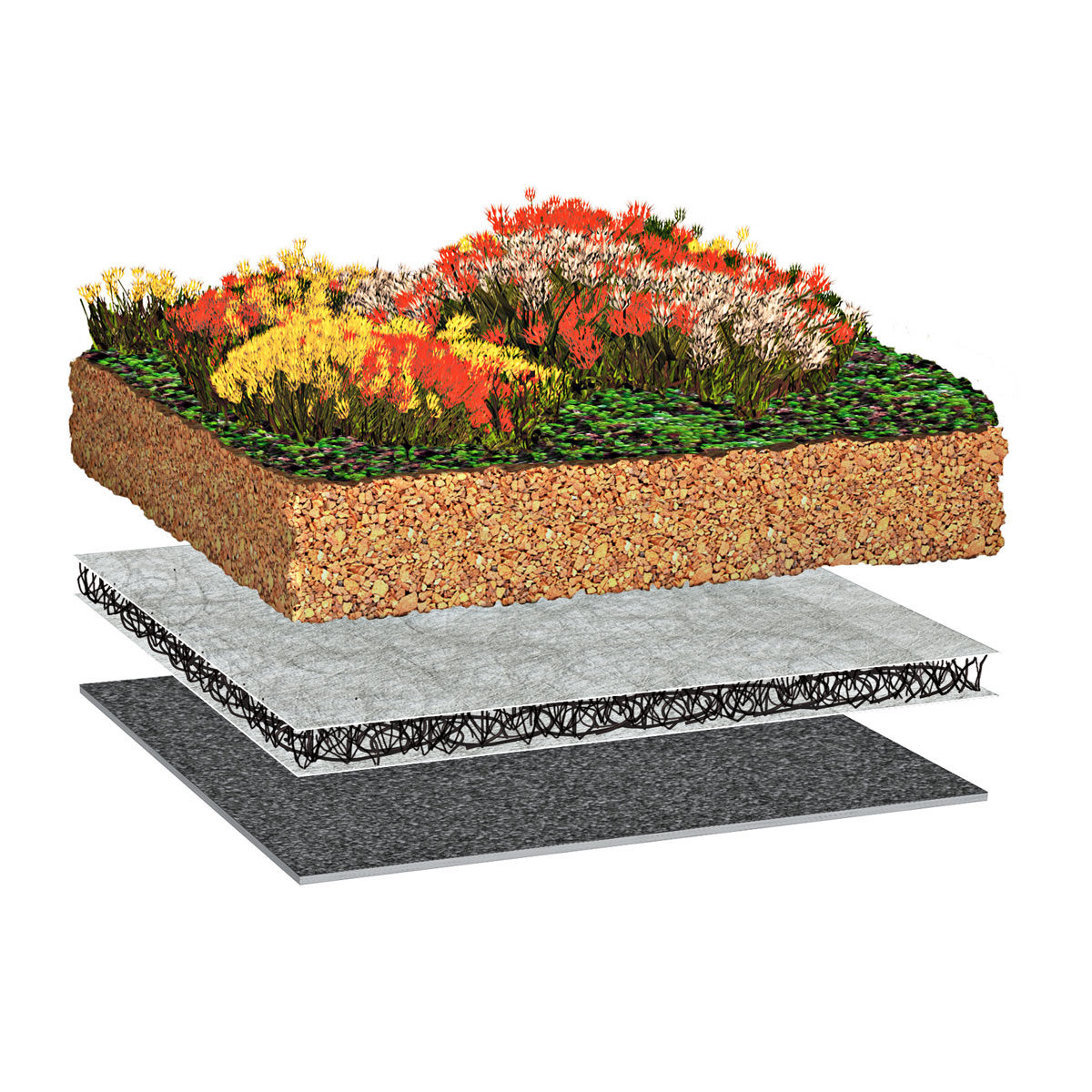 Gründach-Paket Standard für 10 m²