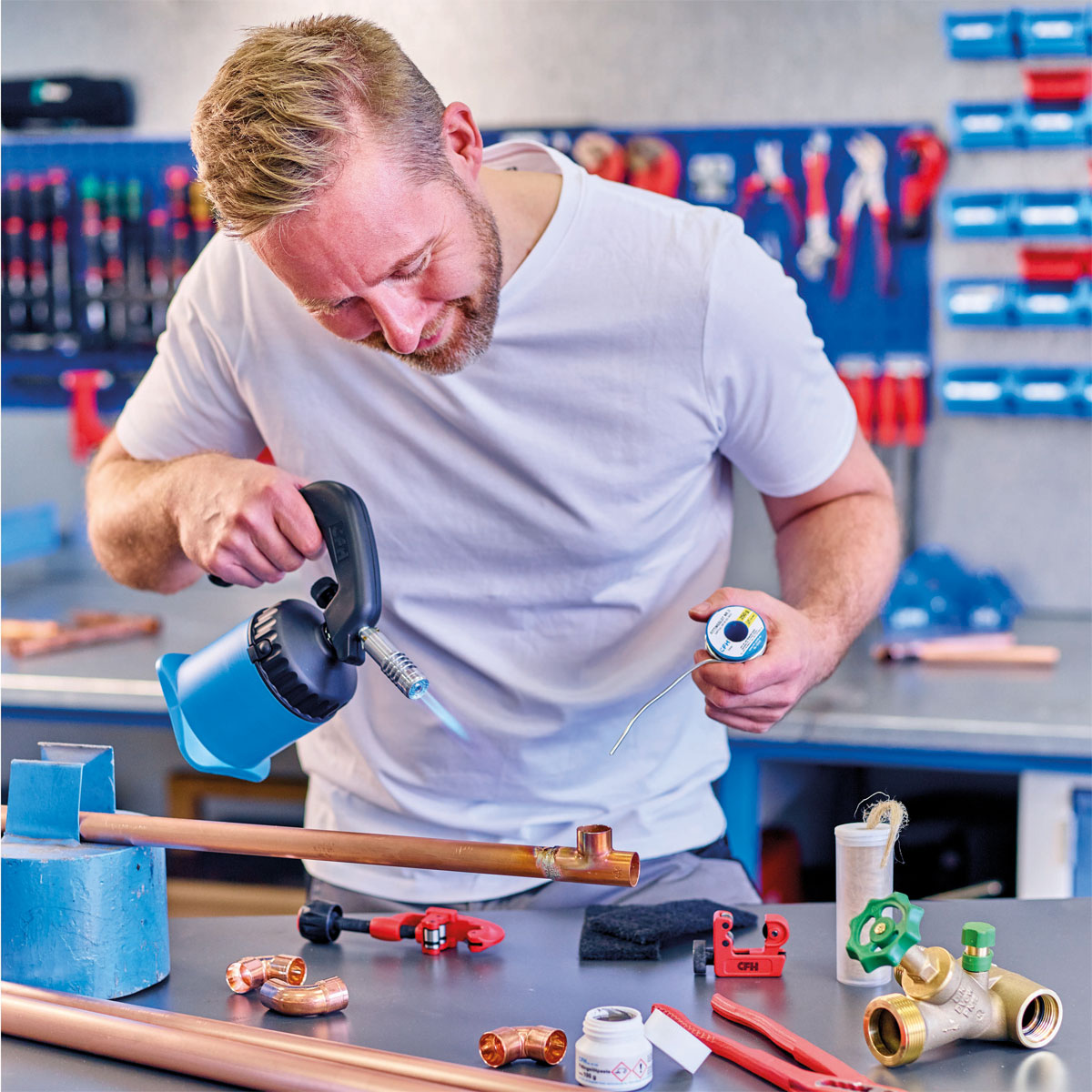 CFH Lötlampe-Set Lötmeister LM 2000 2-teilig Bild 2