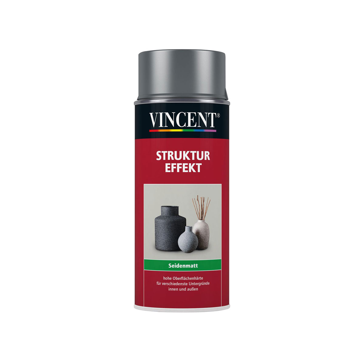 Vincent Struktur Effekt seidenmatt anthrazit 400 ml