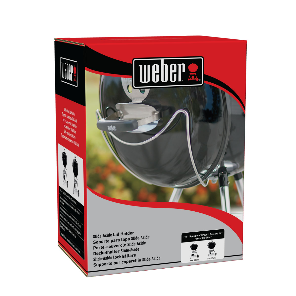 Weber Deckelhalter Slide-a-Side Bild 5