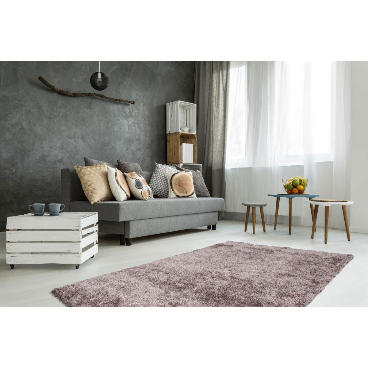 Hochflorteppich „Diamond 700 Taupe“, 160x230cm Bild 2