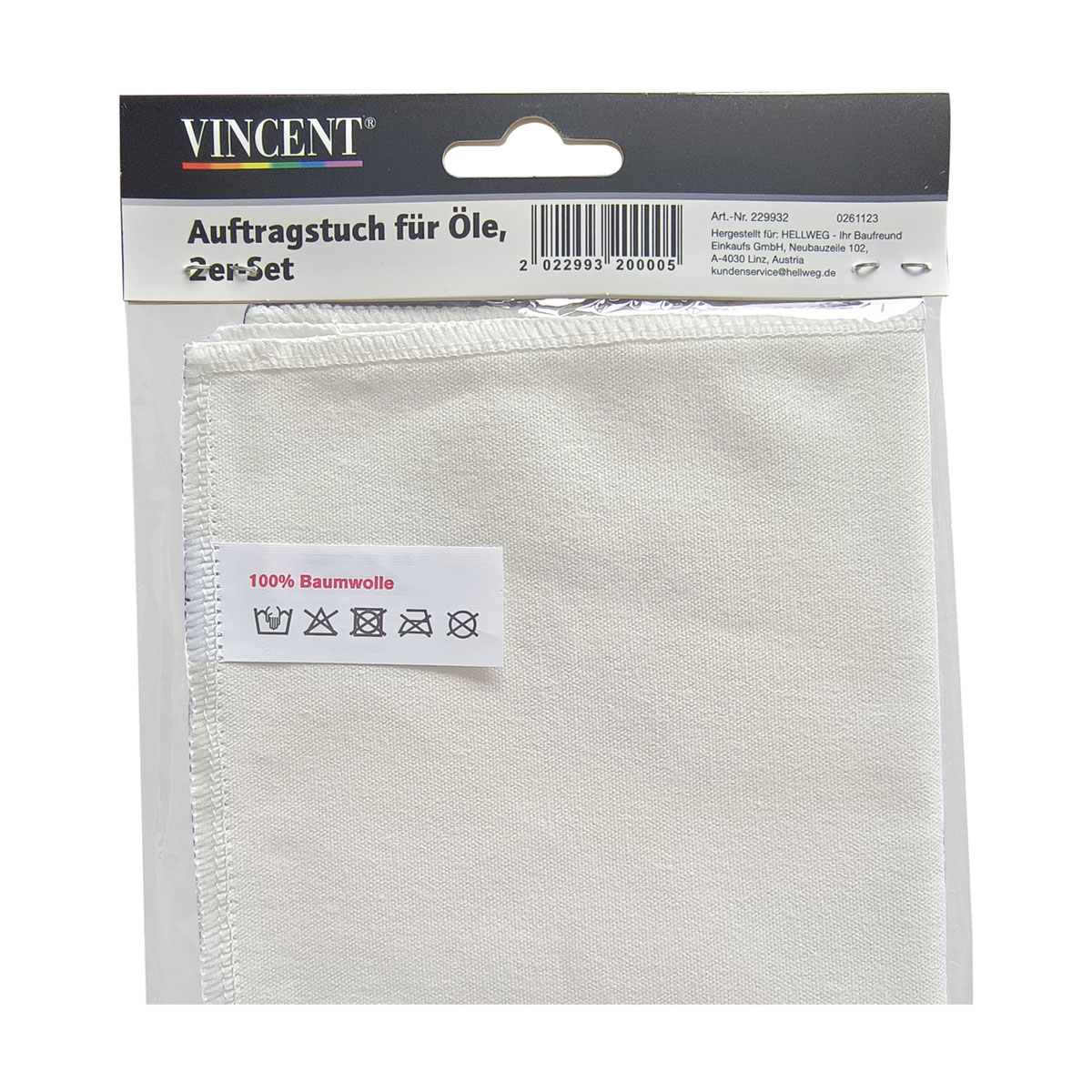Vincent Auftragstuch für Öle 2 Stück