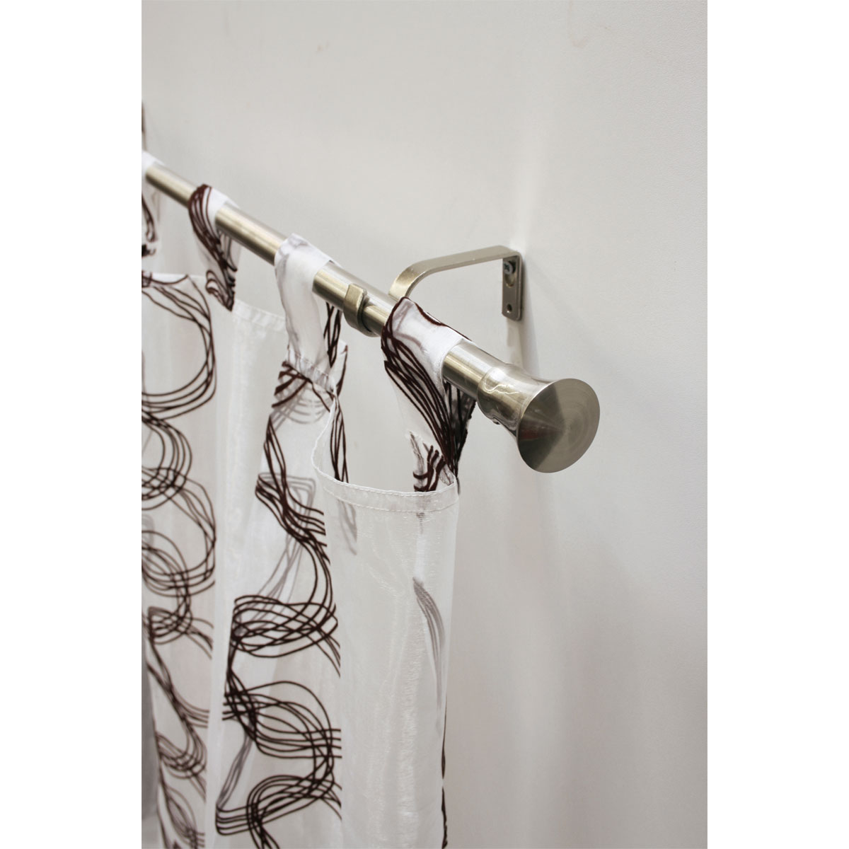 Gardinia Gardinenstange Konus Durchmesser 19/16 mm edelstahl 190-340 cm Bild 6