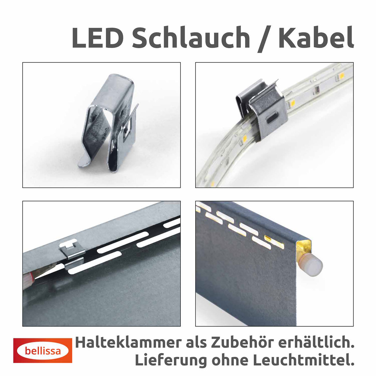 Kabelclip für Rasenkante HighLIGHT 16 x 9 x 1,5 cm 10 Stück Bild 3