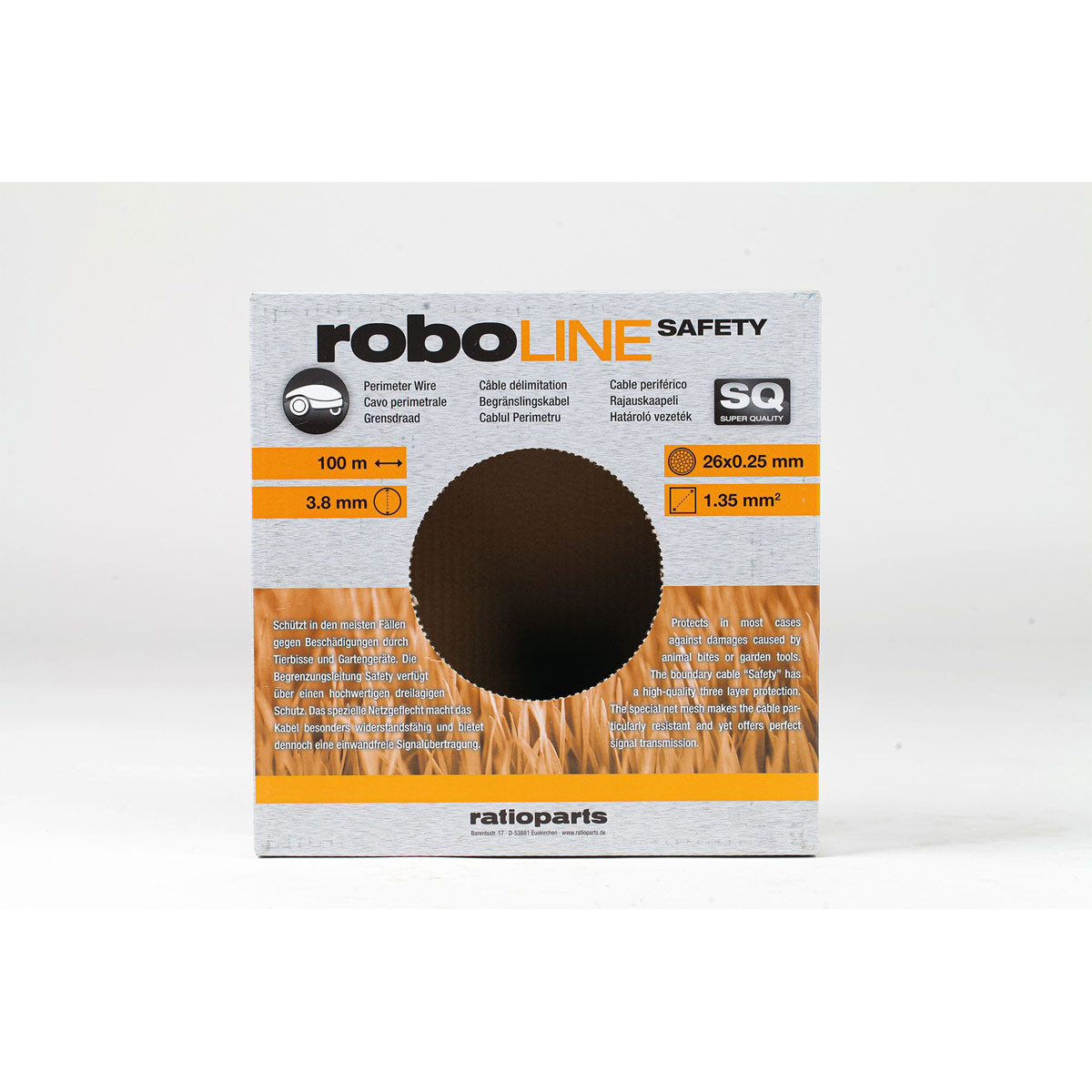 Ratioparts Begrenzungskabel Safety 100m