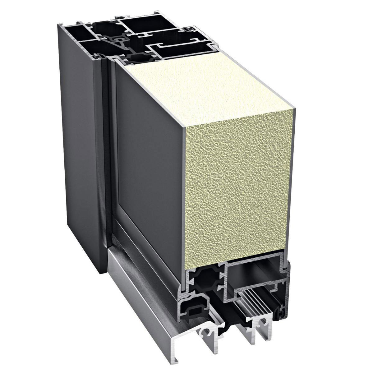 Aluminium Sicherheits-Haustür Como Superior weiß 100 x 210 x 6 cm links Bild 4