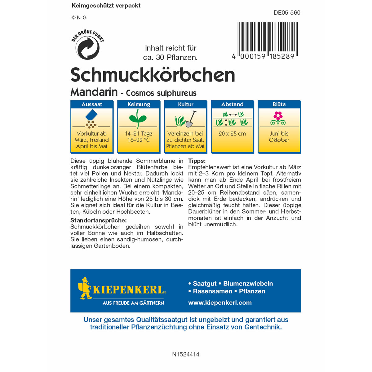 Kiepenkerl Schmuckkörbchen Mandarin Bild 2