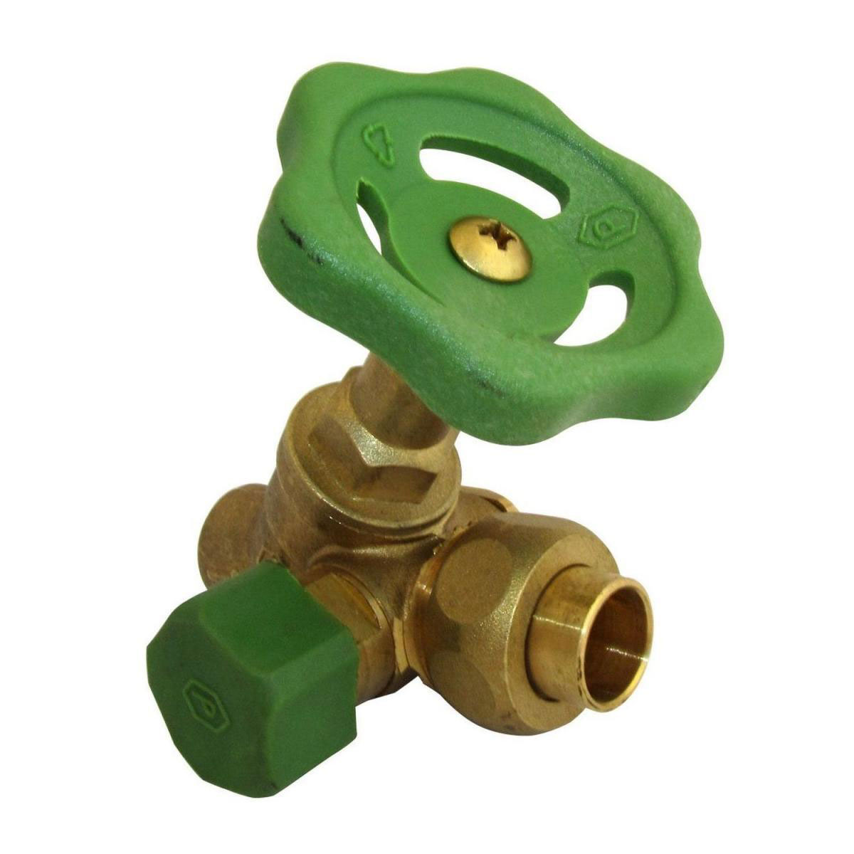 Kirchhoff Schrägsitzventil mit Entleerung 22 mm Kirchhoff Schrägsitzventil mit Entleerung 22 mm