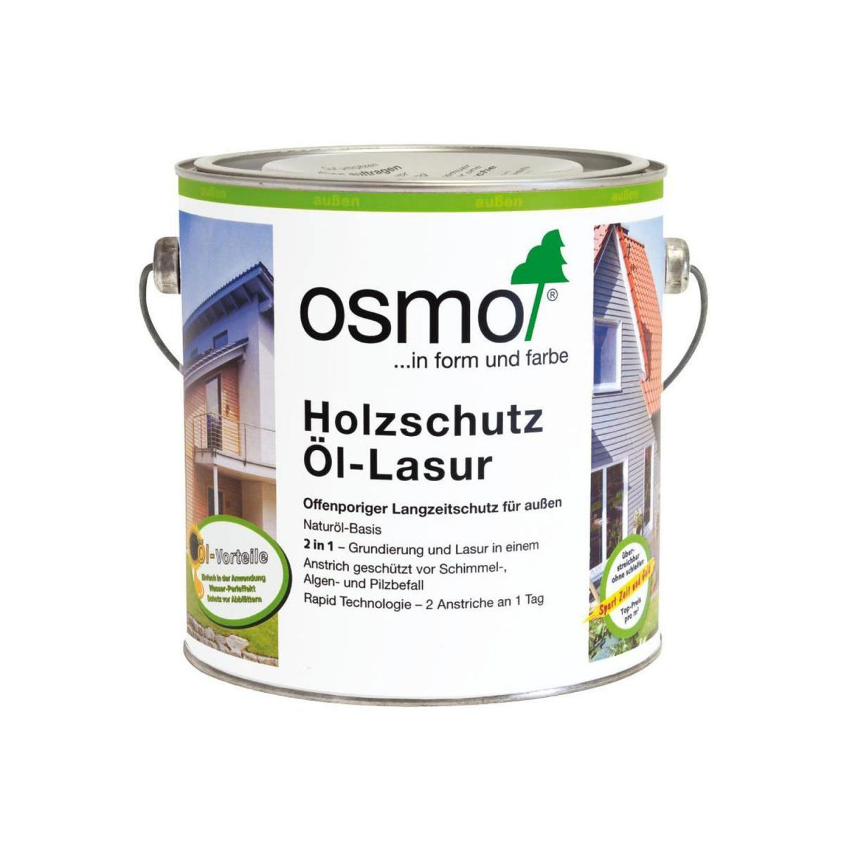Osmo Holzschutz Öl-Lasur Kiefer 2,5 L Bild 1