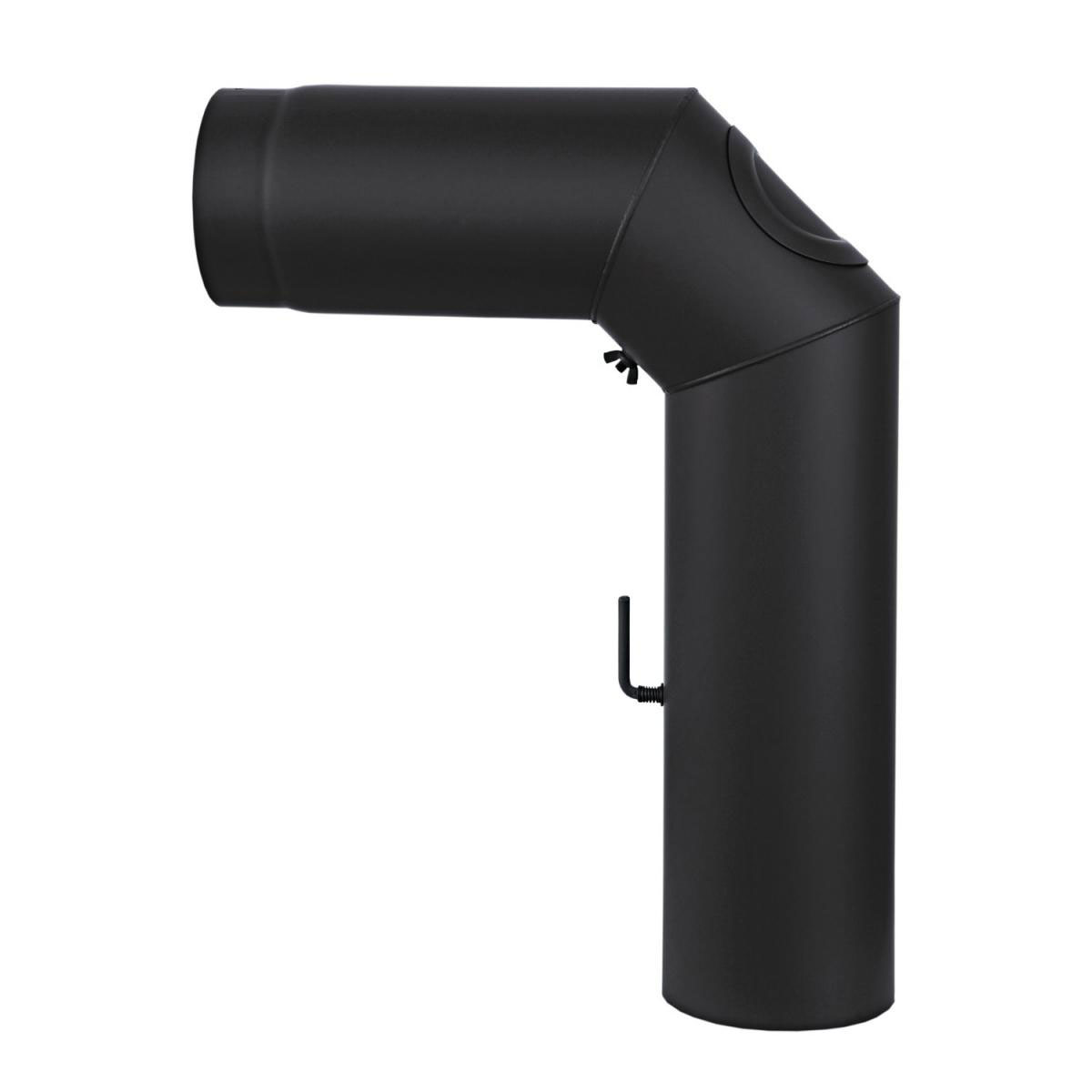 MyFireTool Rauchrohr 90 Grad Ø 120 mm schwarz 2 mm MyFireTool Rauchrohr 90 Grad Ø 120 mm schwarz 2 mm