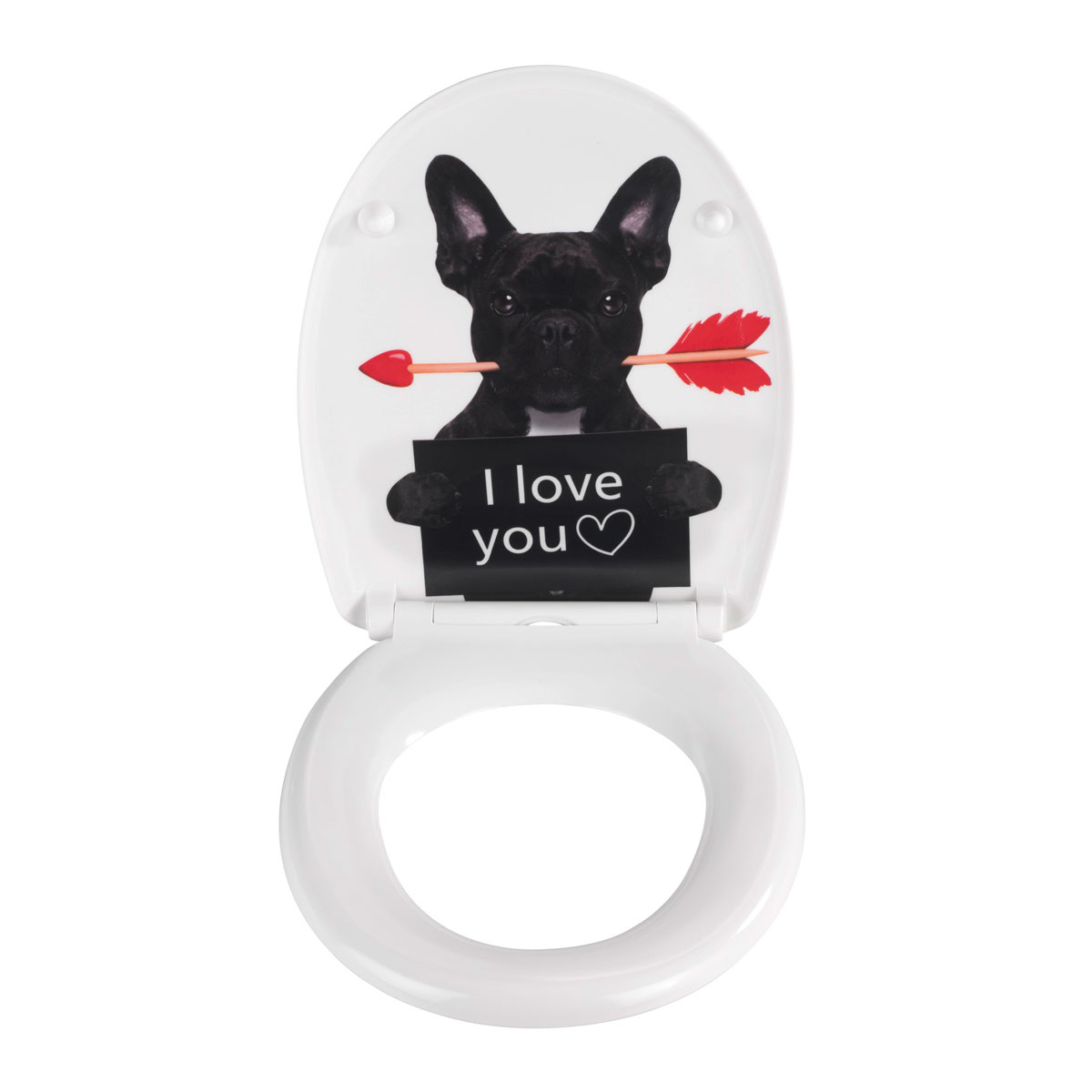 Wenko  Premium WC-Sitz Guilty Dog aus antibakteriellem Duroplast mit Absenkautomatik Bild 2