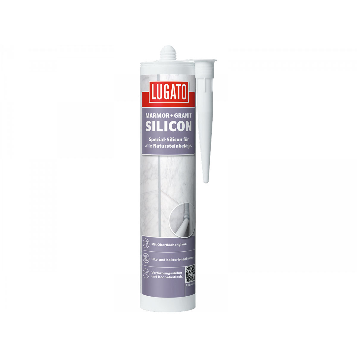 Lugato Silikon Marmor+Granit Steingrau 310 ml
