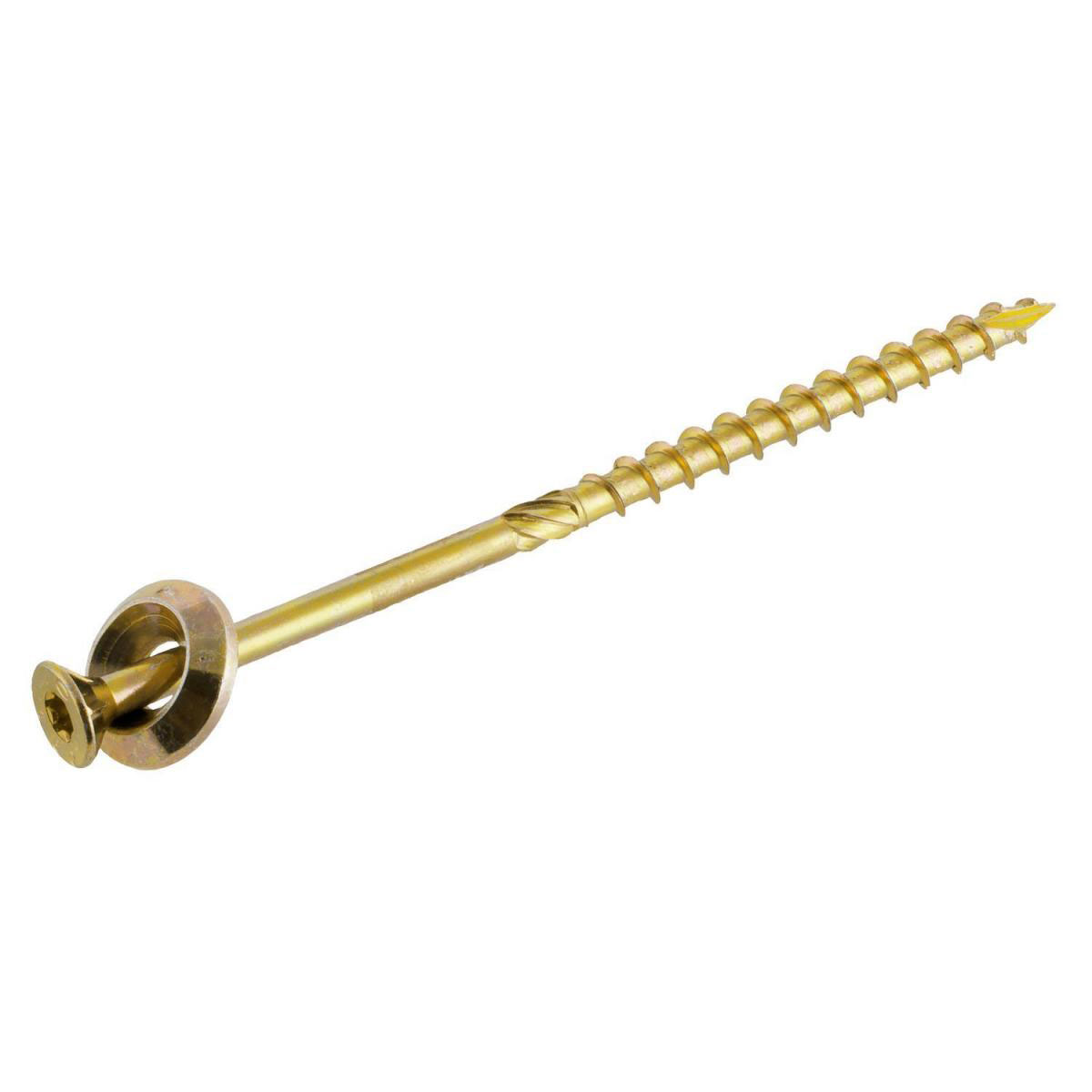 Suki Holzbauschraube gold 10 x 360 mm 1 Stück Suki Holzbauschraube gold 10 x 360 mm 1 Stück