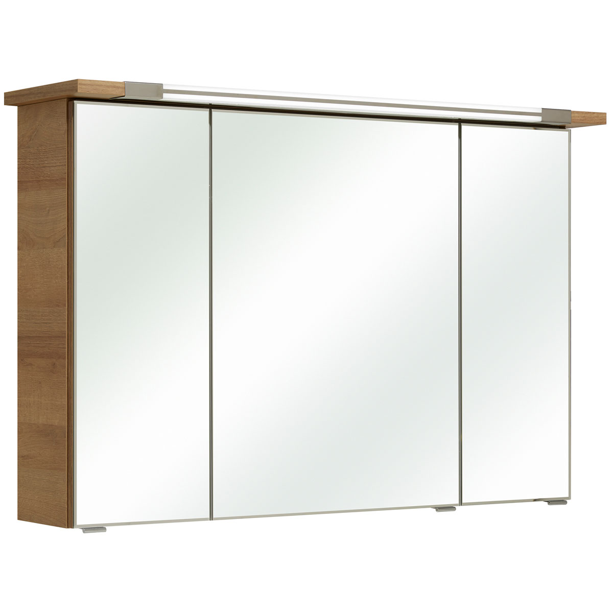 Pelipal Spiegelschrank Trentino Eiche inkl LED-Aufbauleuchte