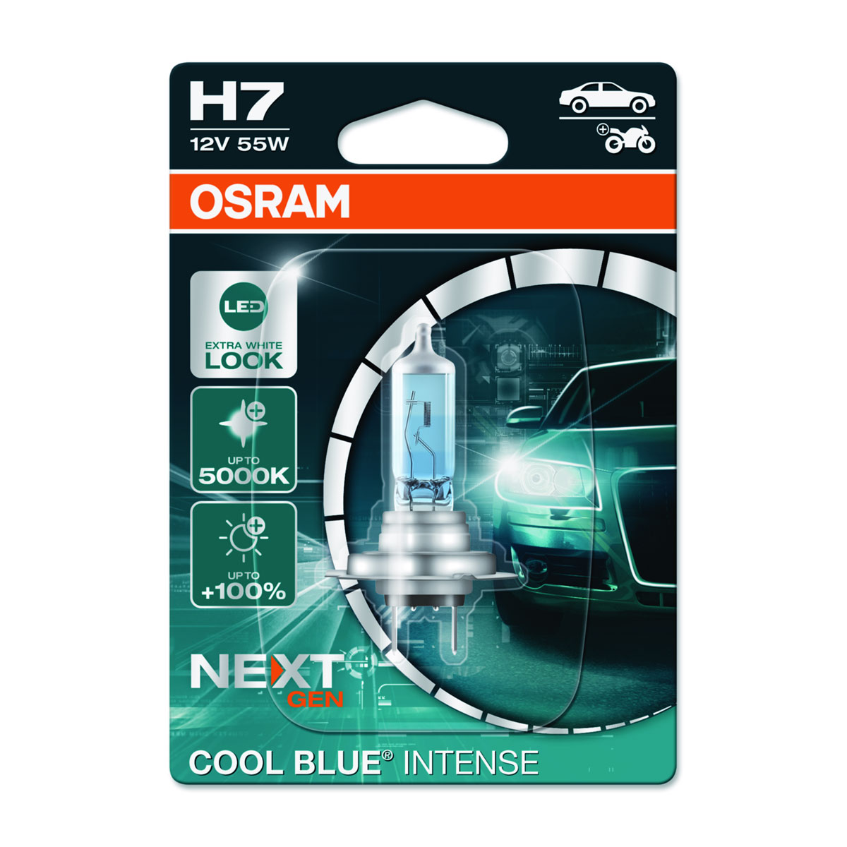 Osram  Auto Glühlampe H7 Cool Blue Intense Next Gen