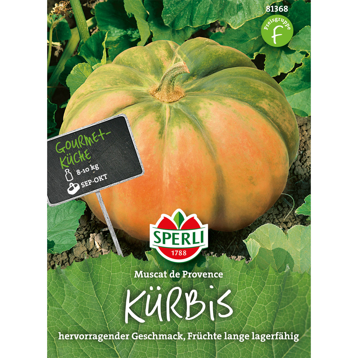 Sperli Kürbis Muscat de Provence Bild 1