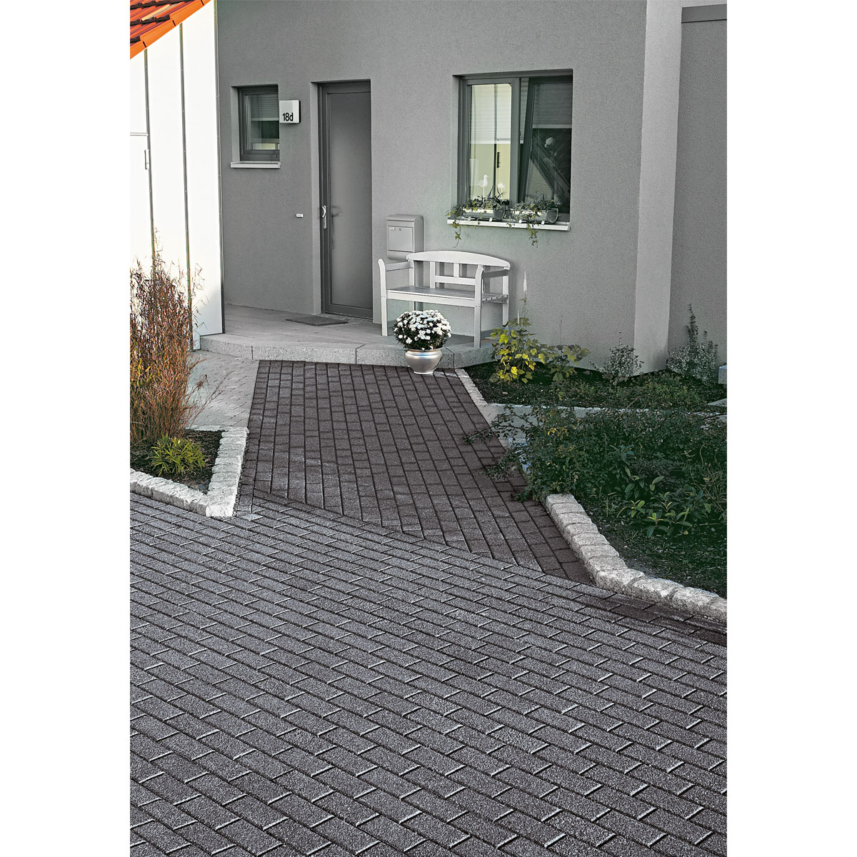 Lusit  Rechteckpflastersteine 20 x 10 x 6 cm anthrazit Bild 3