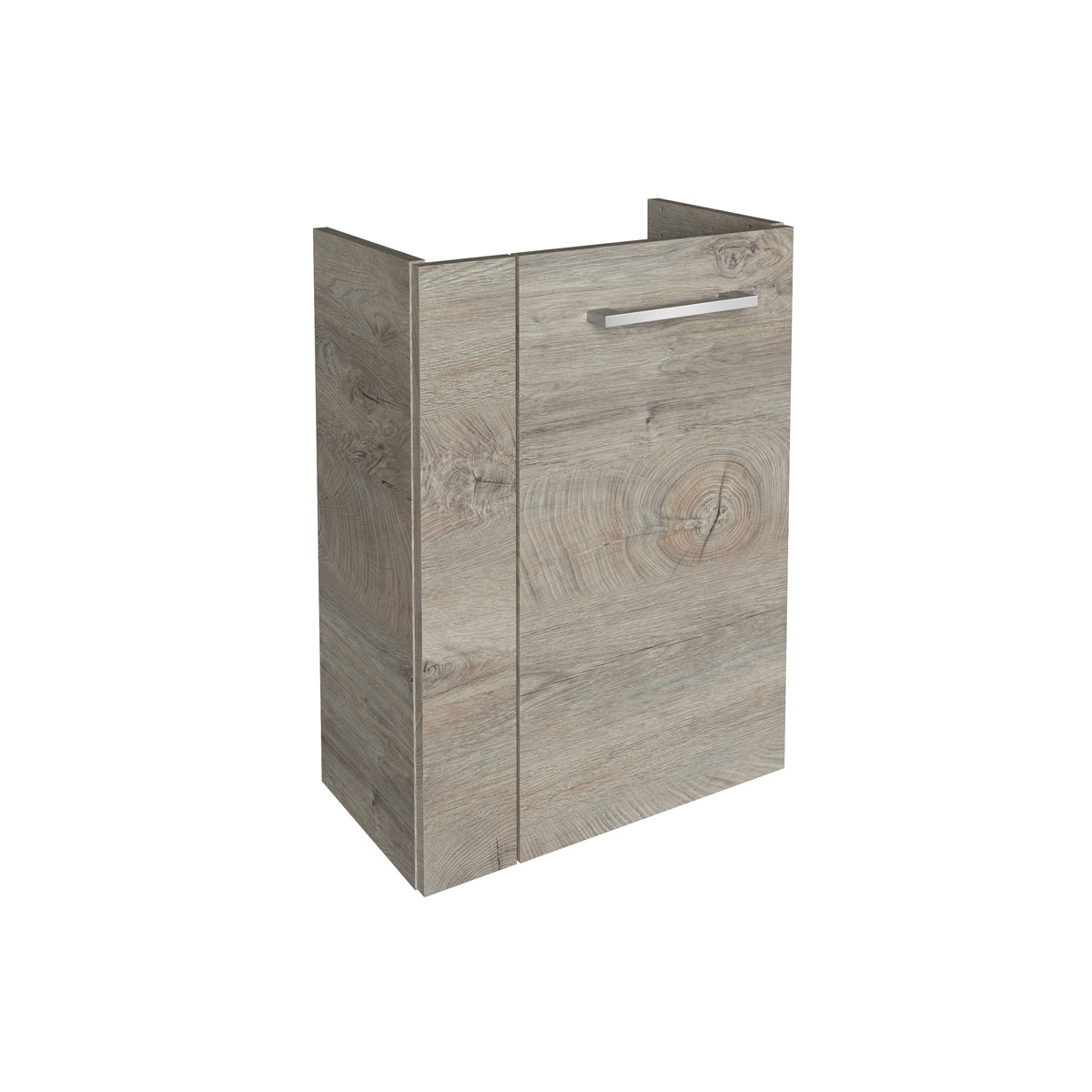 Fackelmann Gäste-WC Waschtischunterschrank rechts SBC 440 x 600 x 243 mm NatureOak