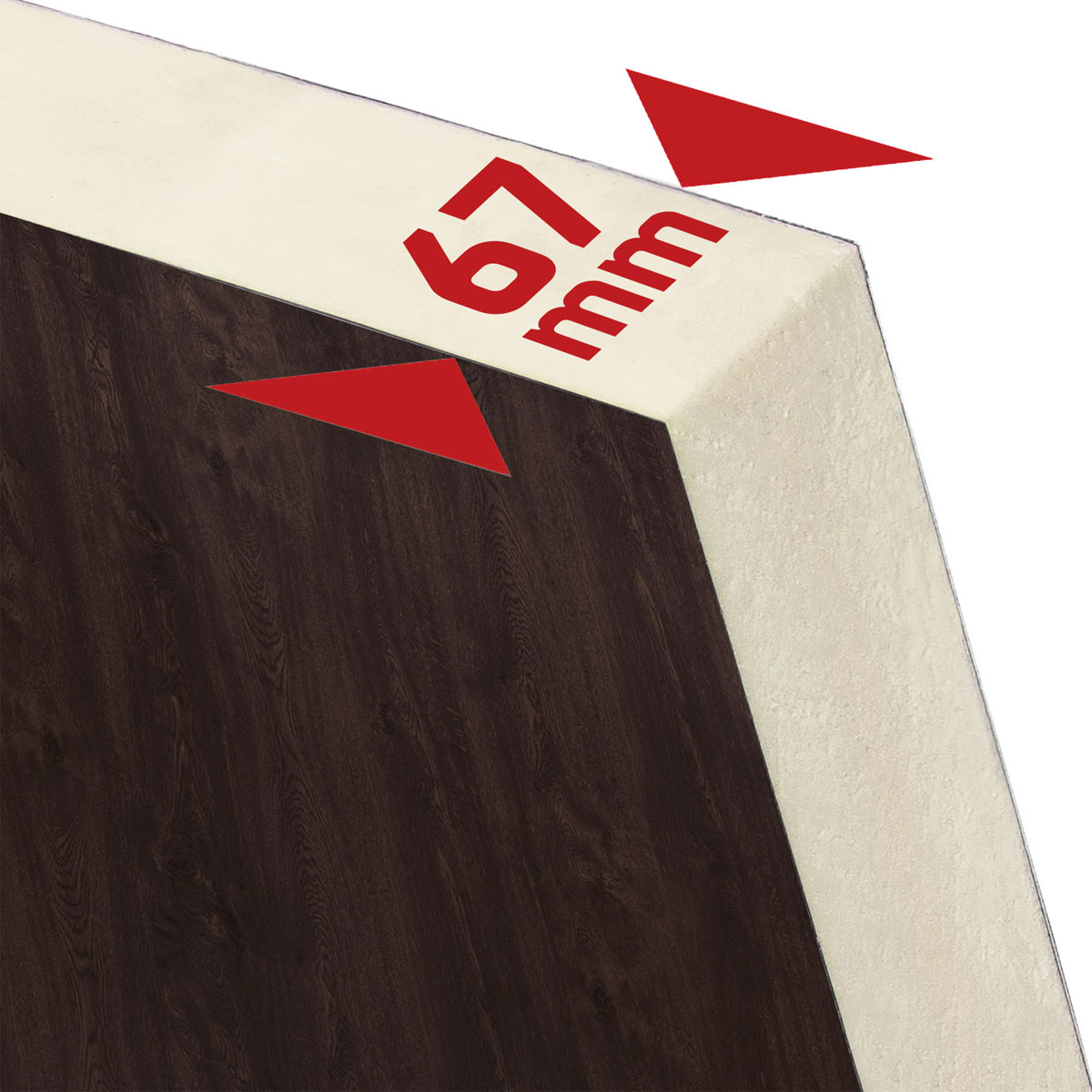 SplenDoor  Premium-Haustür Passivedoor Eksjo RC2 energiesparend einbruchsicher nussbaum 100 x 210 cm rechts Bild 5